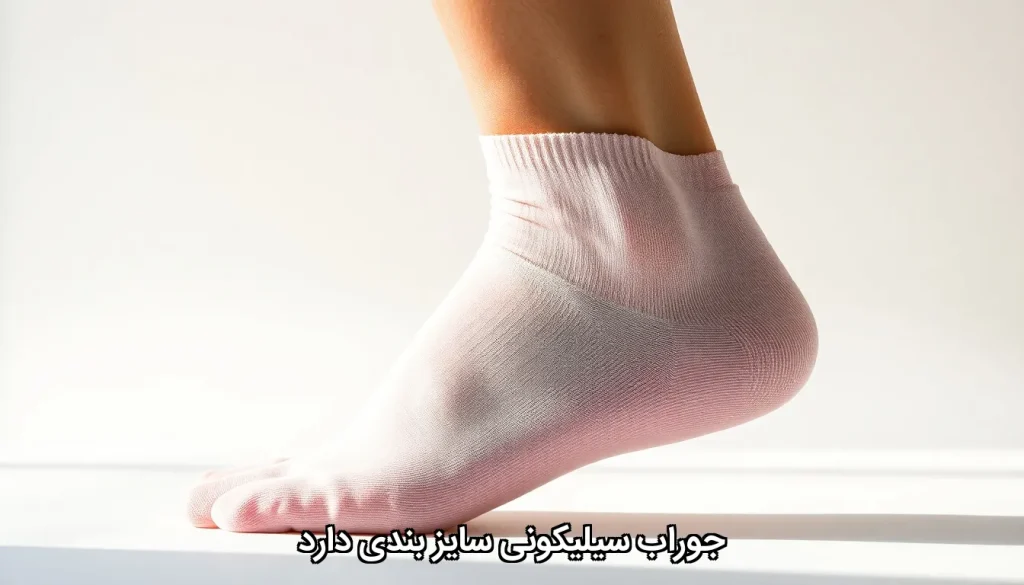 جوراب سیلیکونی سایز بندی دارد
