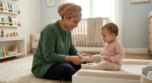 آموزش جوراب شلواری نوزاد