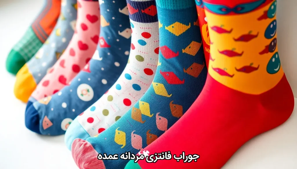 جوراب فانتزی مردانه عمده
