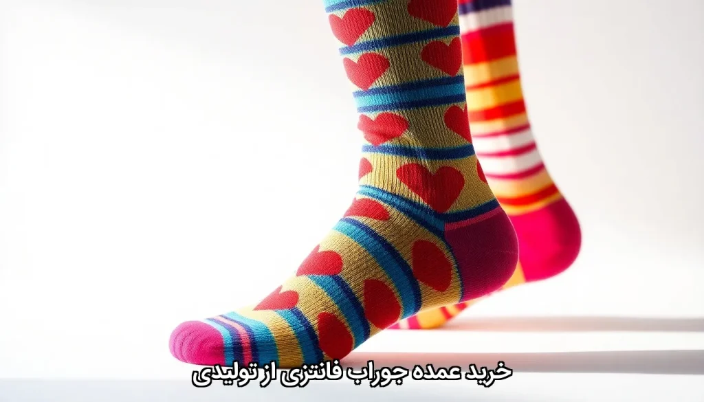 خرید عمده جوراب فانتزی از تولیدی